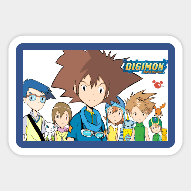 Digimon: Together Sticker by Tazartist